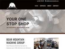 Tablet Screenshot of bearmountainmachine.com